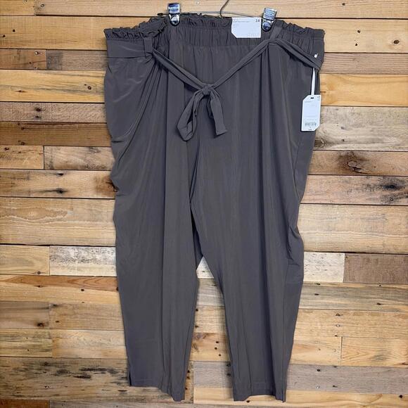 Stylus Pants - Stylus Pants Women’s 3X NWT Paper Bag Waist High-Rise Featherweight Quick Dry